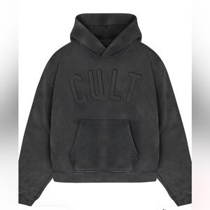 Men’s size Large , CULT black heavyweight Hoodie, BNWT sealed in bag,brand new